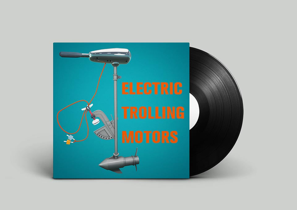 Electric trolling motor sound effects library with electric motor sfx for fishing boat audio.