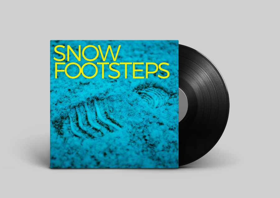 Snow Footstep sound effects library with snowy footsteps recorded on different types of snow by Silverplatter Audio.