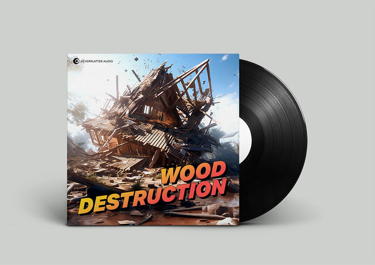 Wood Destruction Sound Effect Library by Silverplatter Audio