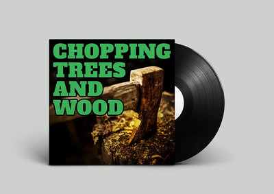 Chopping wood sound effects library with axe chop sfx in the forest and hacking wood sounds.