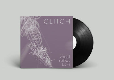 Lo-fi robot vocal Glitch sound effects library for music production and glitch sfx for trailers, film and lofi robot voice audio.